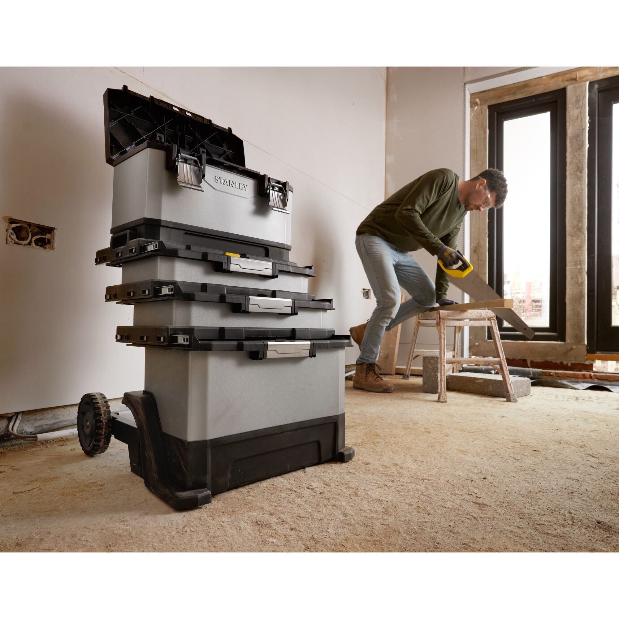オットマン、STANLEYS STANLEY® FATMAX® Metal and Plastic Rolling Workshop | STANLEY