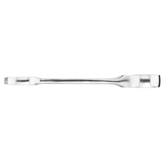 STANLEY FMMT13098-0 chrome flat pry bar, photographed from side on white background.