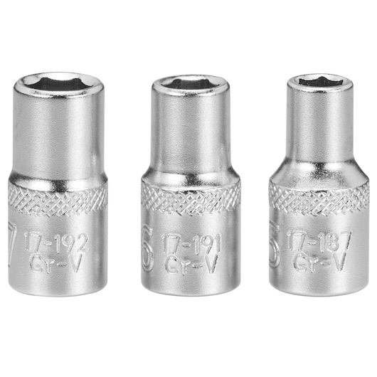 STANLEY® FATMAX® 1/4 in. (5-6-7mm) Drive Socket Kit