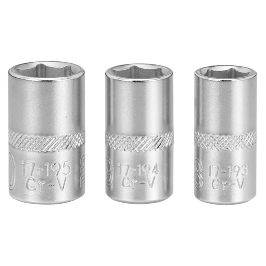 STANLEY® FATMAX® 1/4 in. (8,9,10mm) Drive Socket Kit