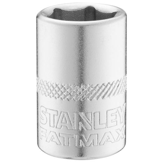 STANLEY FMMT17196-0 socket, silver, branded FATMAX, product photo on white background