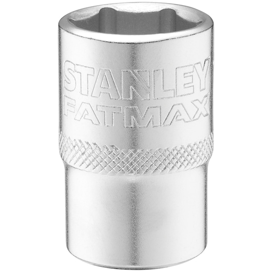 STANLEY FMMT17237-0 socket tool silver finish, front angle photo.