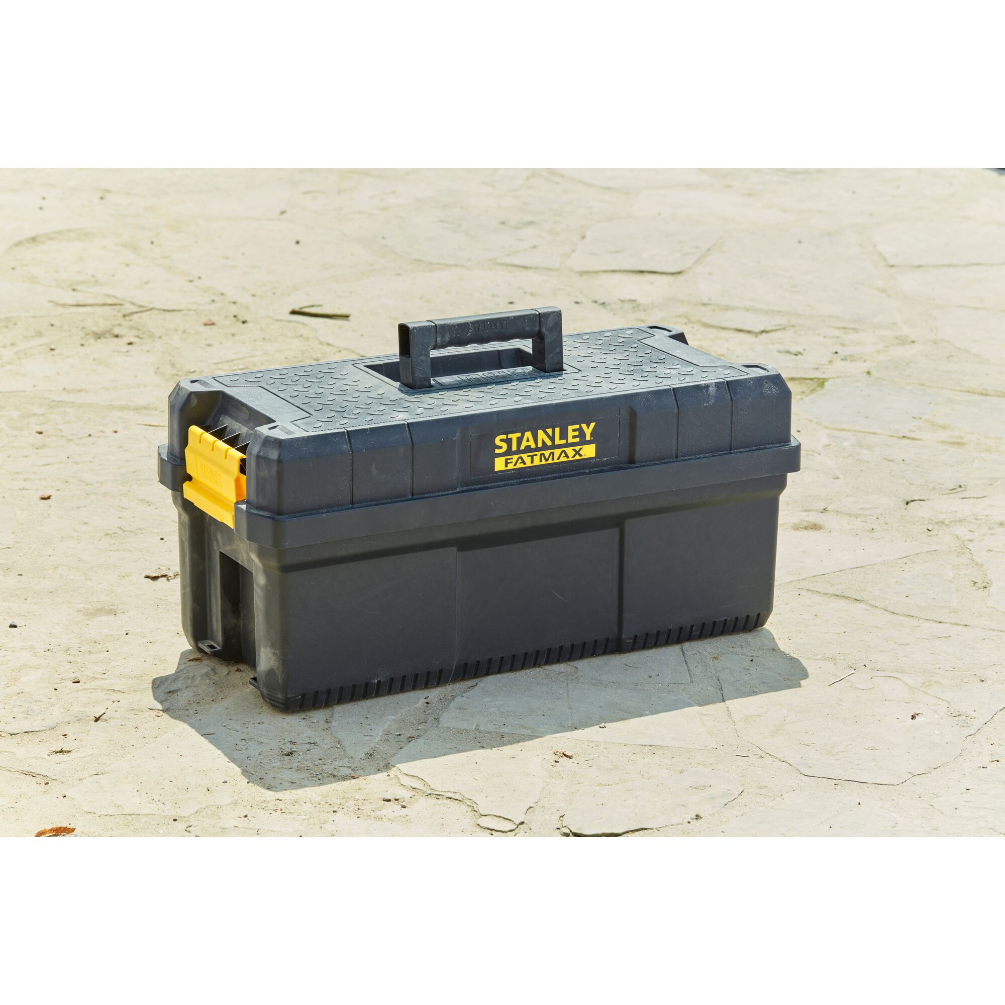 STANLEY FATMAX 3 in 1 Step Stool Tool Box and Tote 25 in