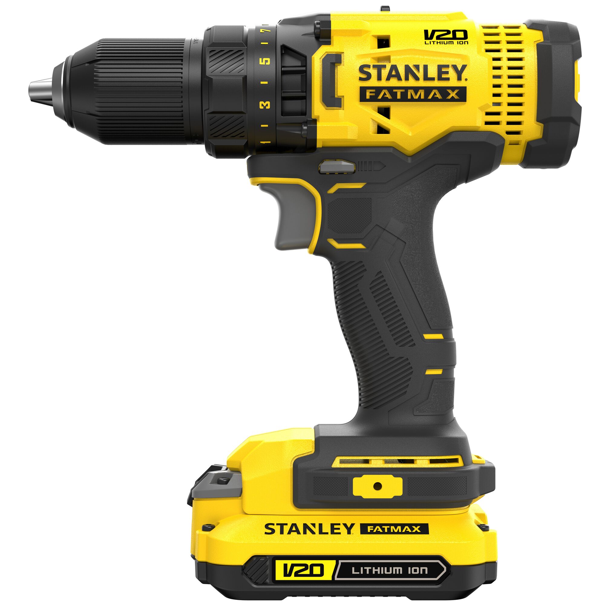 18V STANLEY FATMAX V20 Cordless Drill Driver with 2 x 1.5Ah