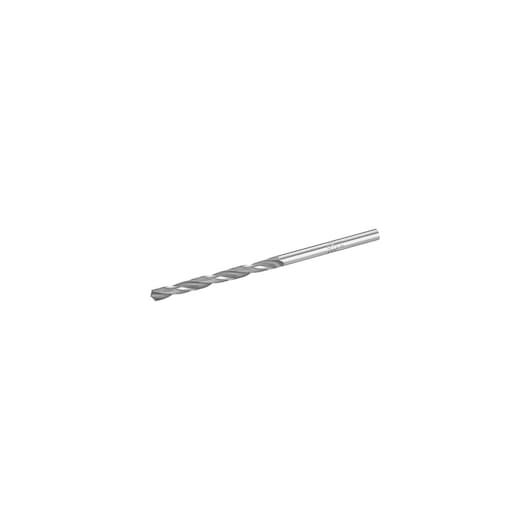 STANLEY STA50704 metal twist drill bit, silver, side view on white background.