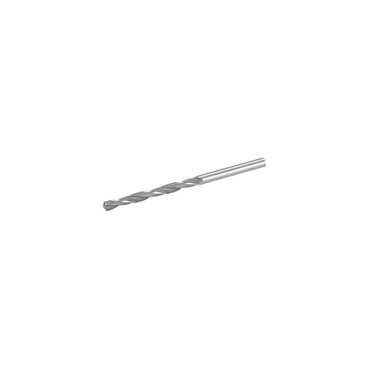 STANLEY STA50708 metal twist drill bit, silver finish, side angle on white background.