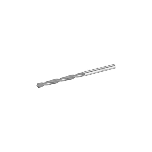 STANLEY STA50709 metal drill bit, silver, side angle, shown on white background.