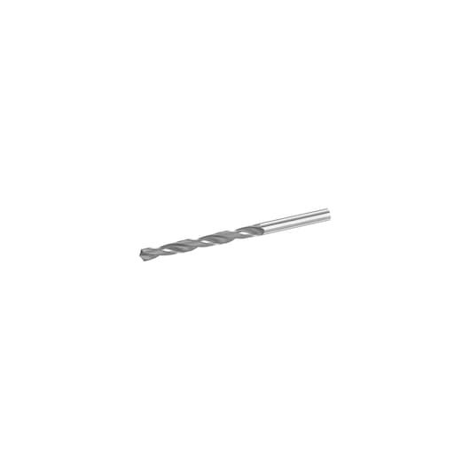 STANLEY STA50716 twist drill bit, silver metal, standard length, side angle on white background.