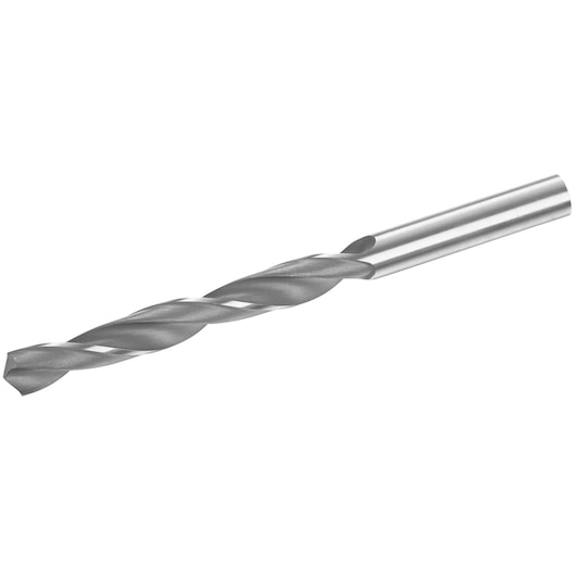 STANLEY STA50724 metal twist drill bit, silver finish, side angle on white background.