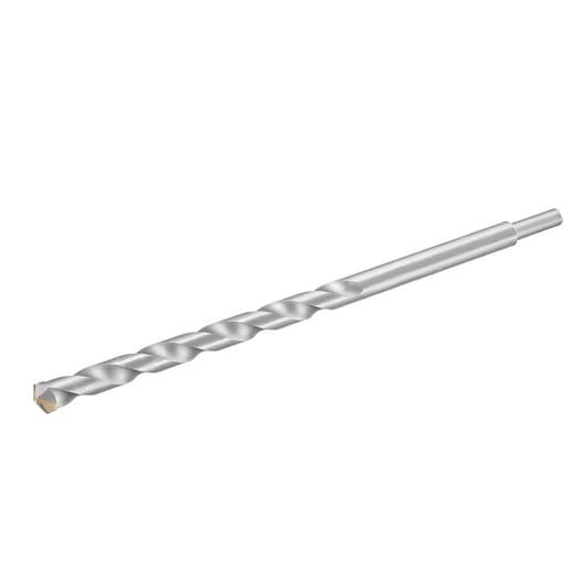 STANLEY STA53200 silver masonry drill bit, side angle photography on white background.