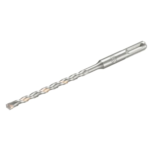 STANLEY STA54148 SDS-plus masonry drill bit, silver finish, side angle photo on white background.