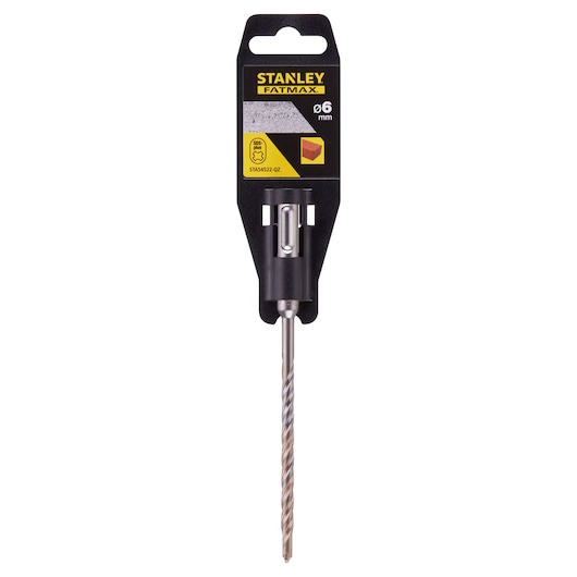 STANLEY STA54522 SDS-plus masonry drill bit 6mm front angle photography.