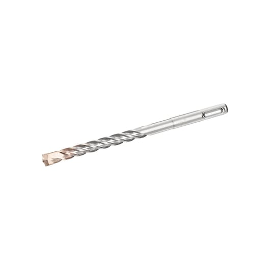 STANLEY STA54530 masonry drill bit, silver with copper tip, side angle on white background.