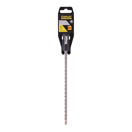 STANLEY STA54561 drill bit with twisted metal design, shown in front view on white background.