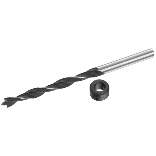 STANLEY STA66380 drill bit and stop collar shown on white background, photography product category.