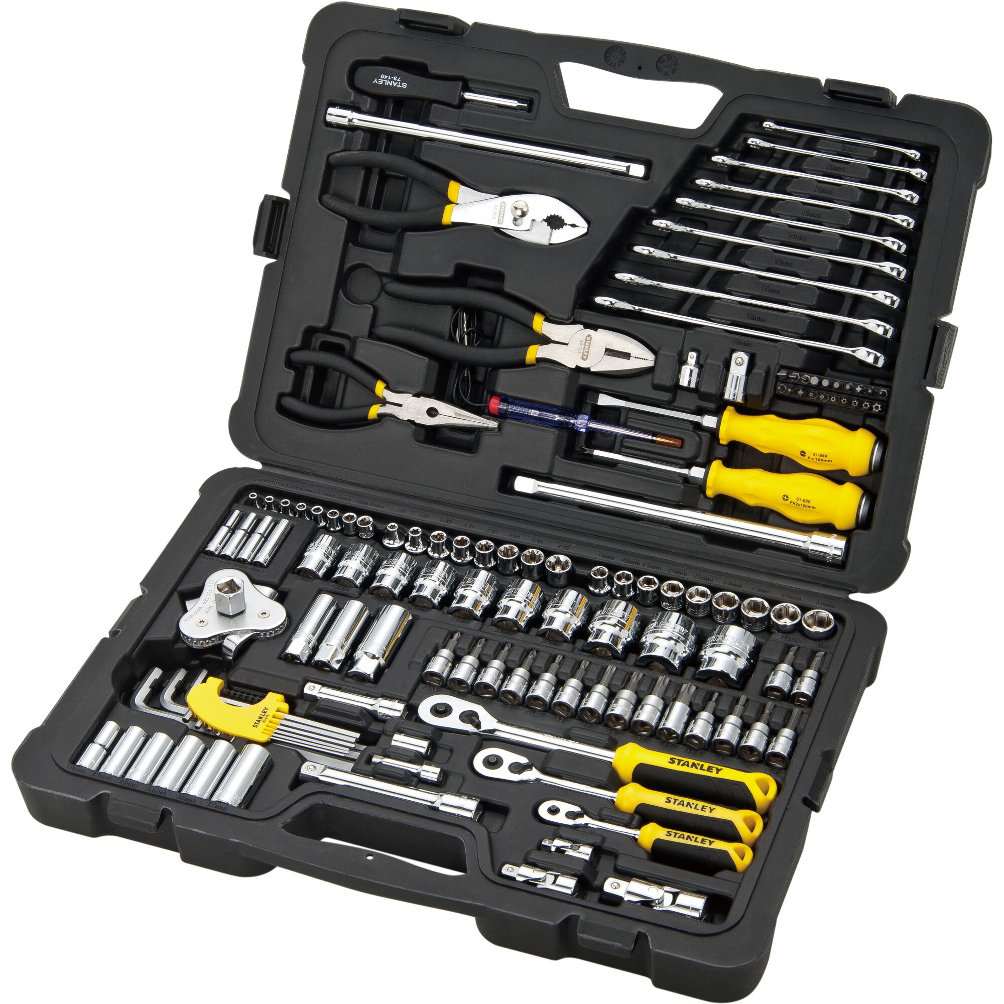 STANLEY® Mixed Tool Set with Kitbox, 125 pc. | STANLEY