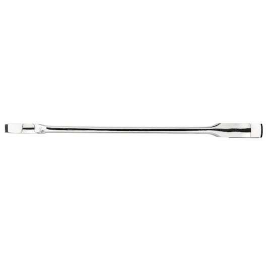 STANLEY STMT89911-0 chrome pry bar tool, straight design, flat ends, product photography on white background.
